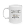 "Great Is Your Faithfulness" Scripture Mug — Lamentations 3:22-23