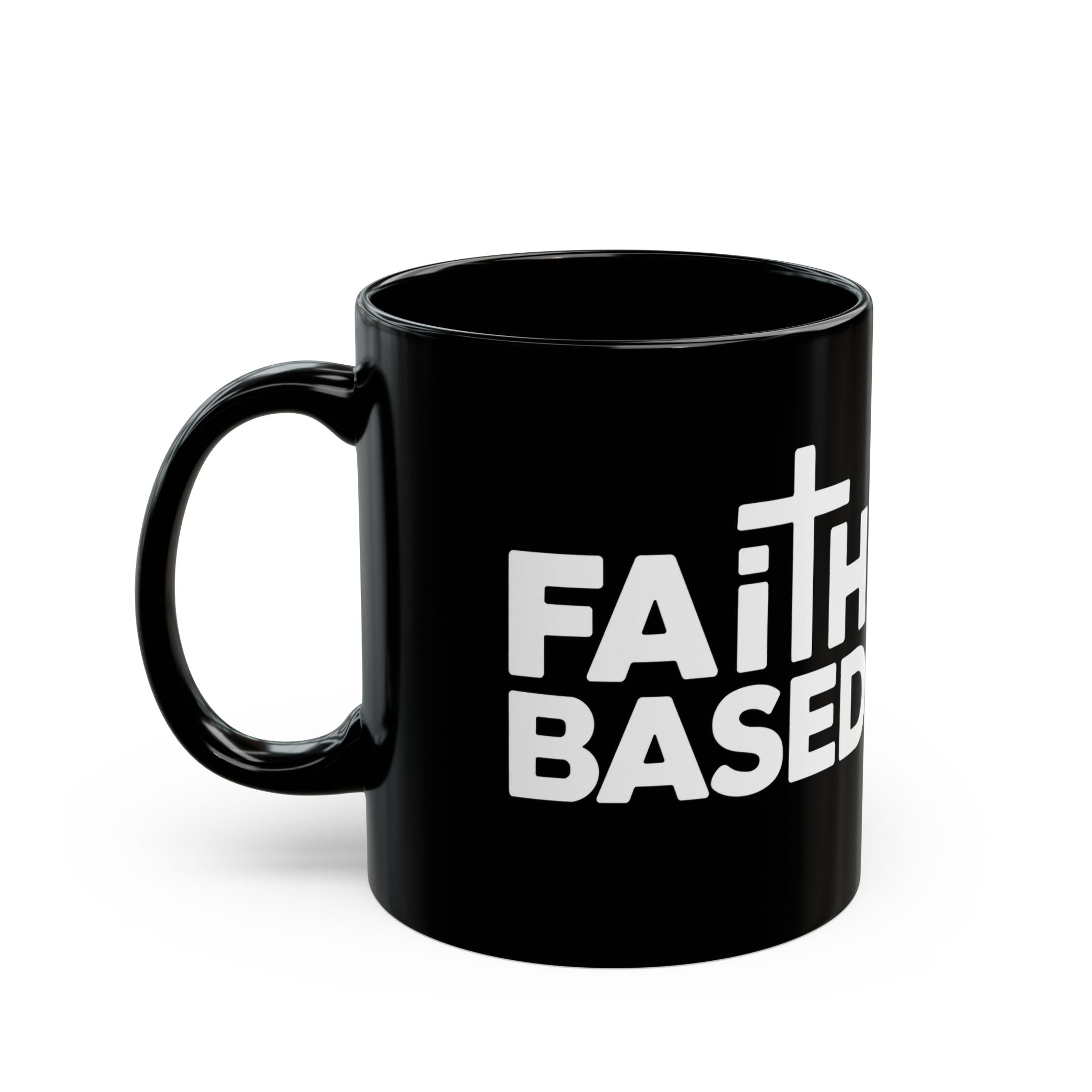 Lamentations 3:22-23 Black Coffee Mug