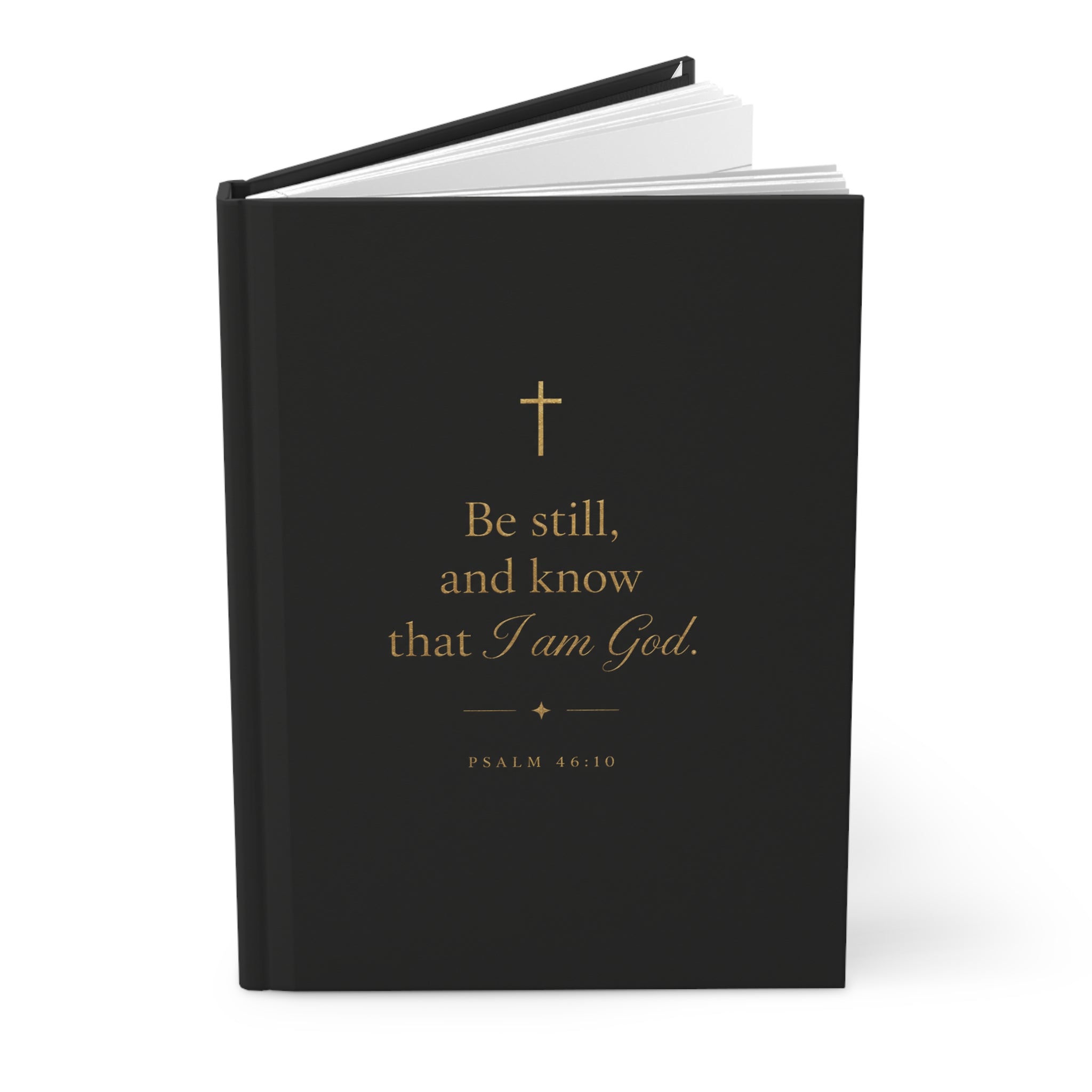"Be Still and Know" Hardcover Prayer Journal — Psalm 46:10