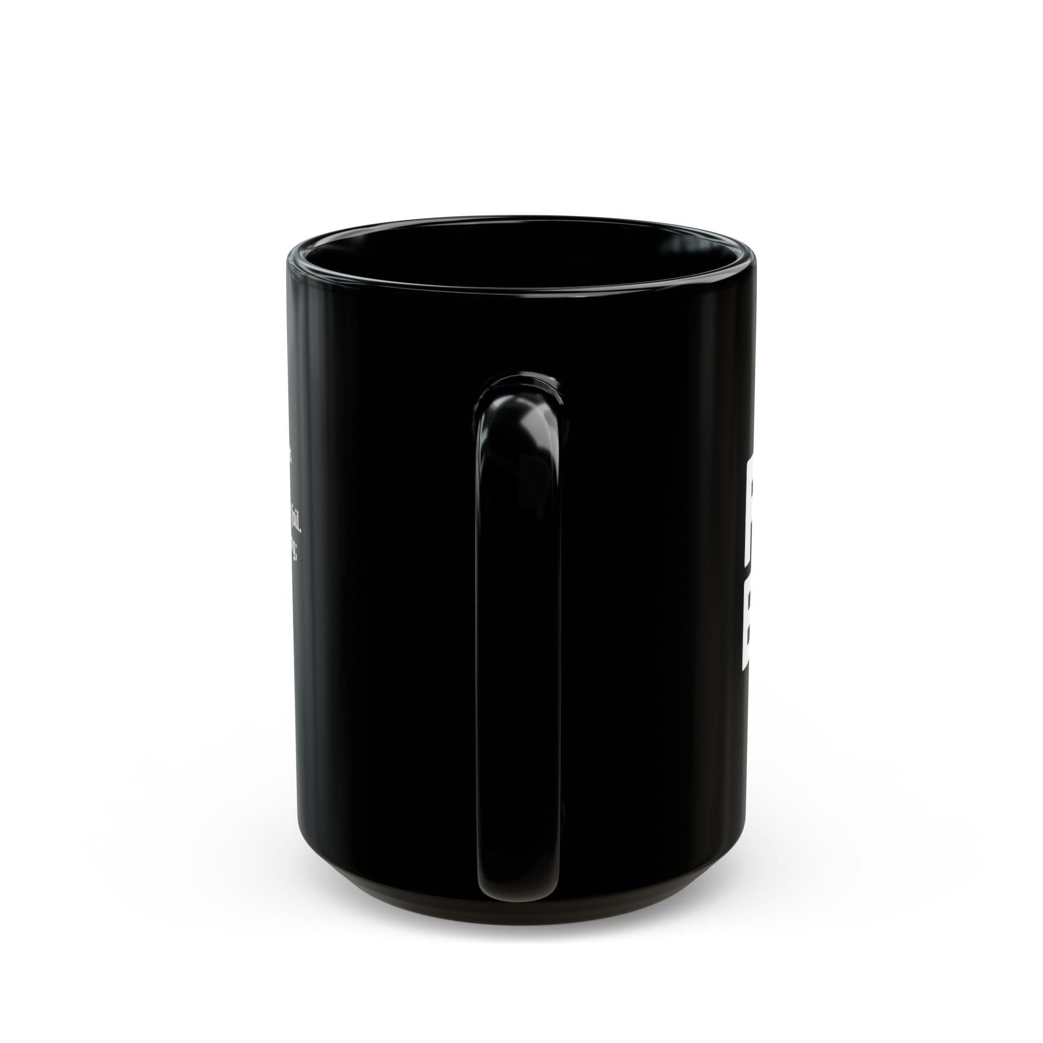 Lamentations 3:22-23 Black Coffee Mug