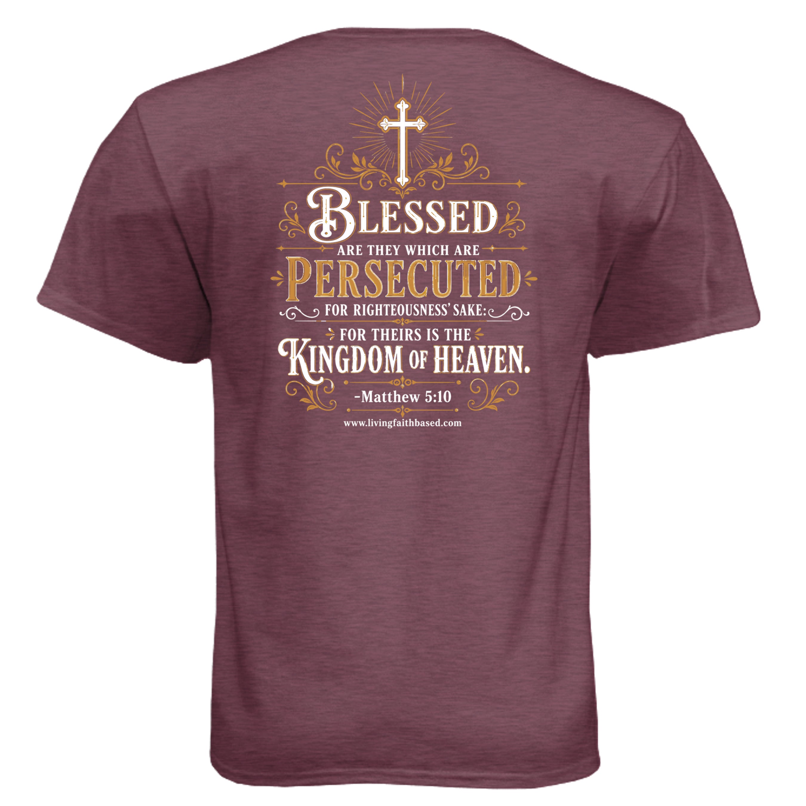 Heather Maroon - N6210 - BACK