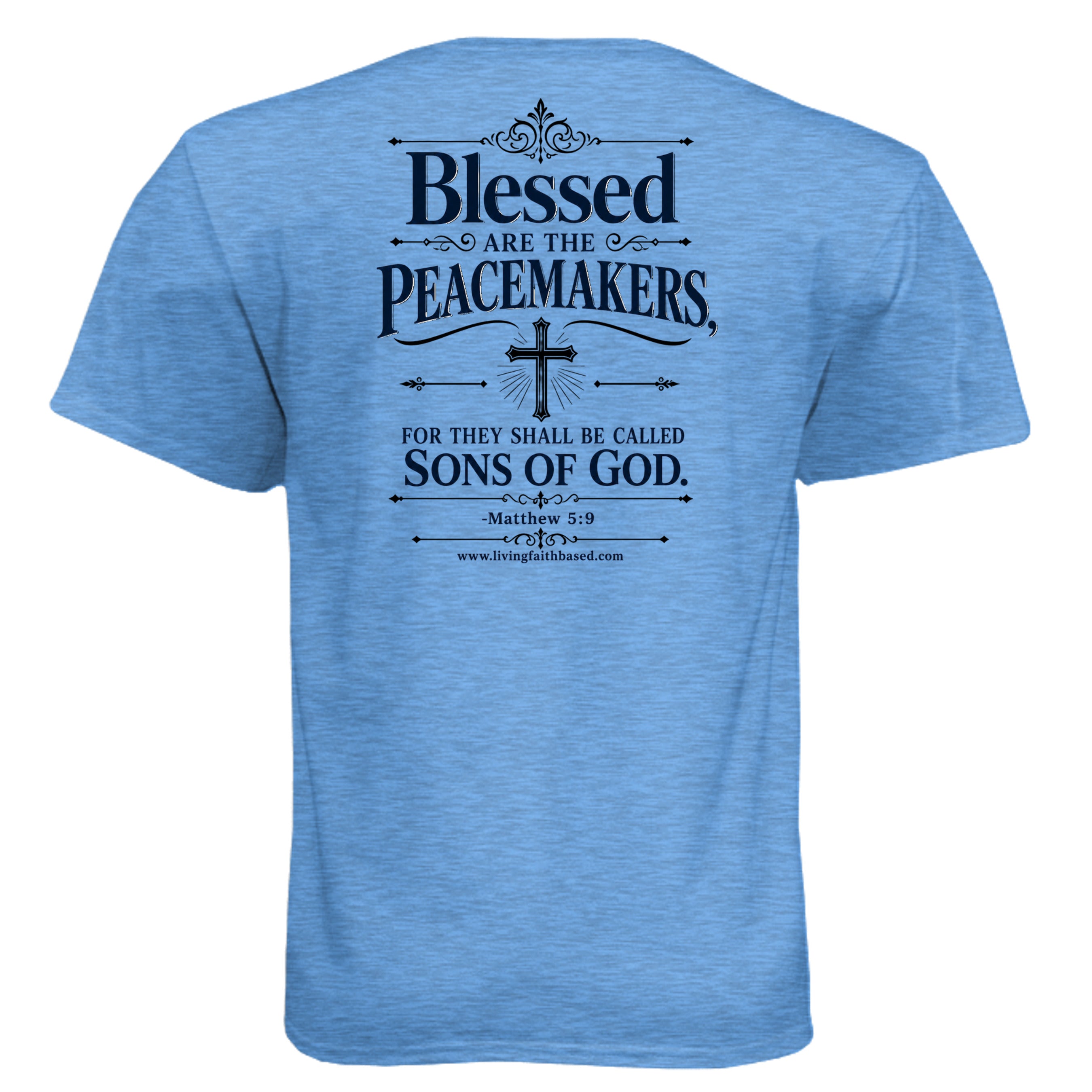 Heather Columbia Blue - N6210 - BACK