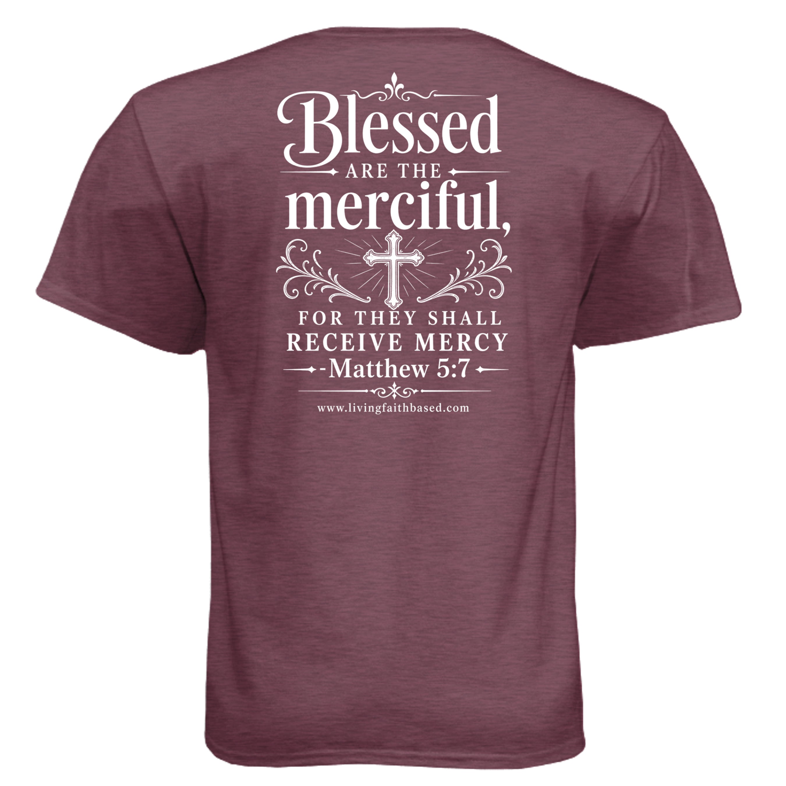 Heather Maroon - N6210 - BACK