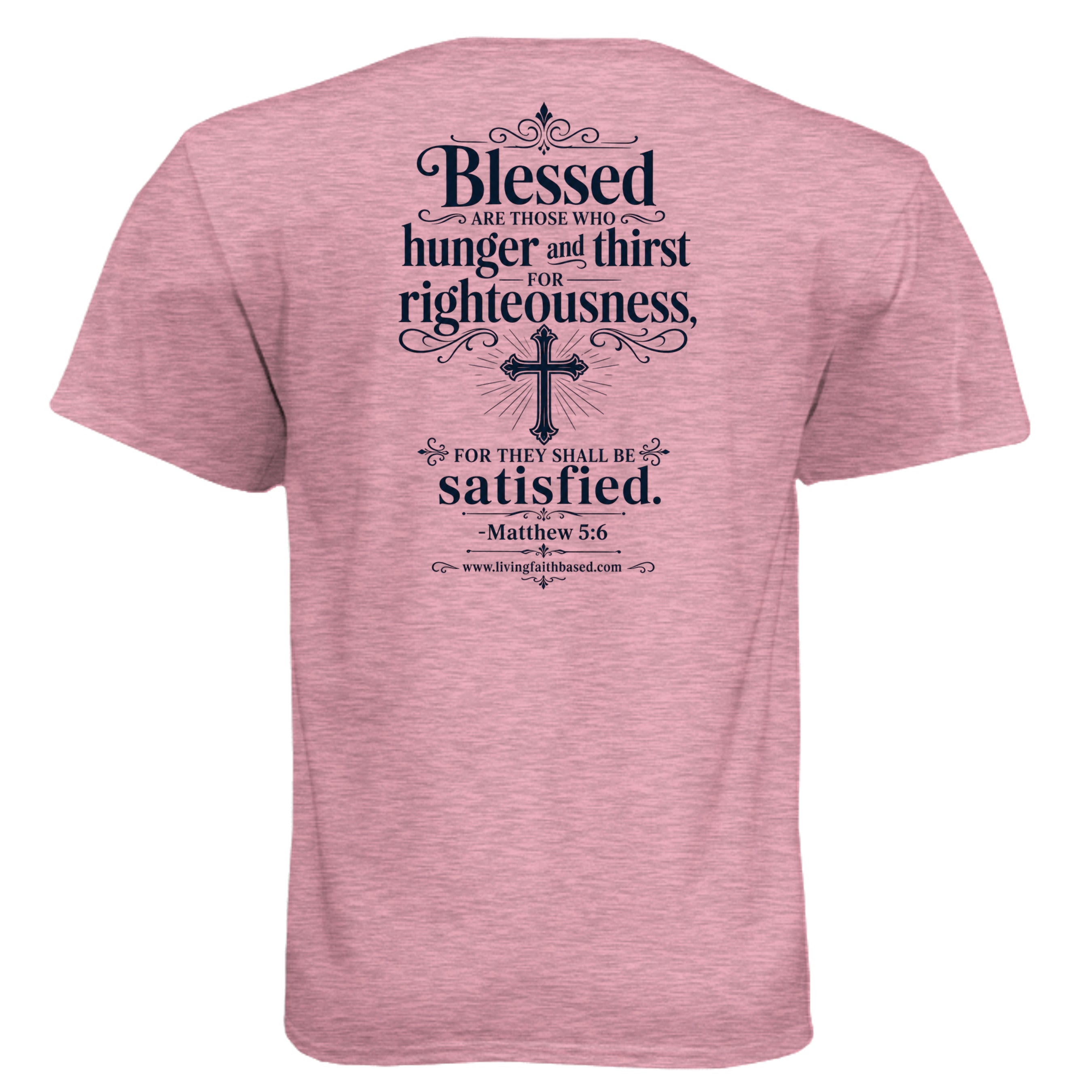 Heather Light Pink - N6210 - BACK