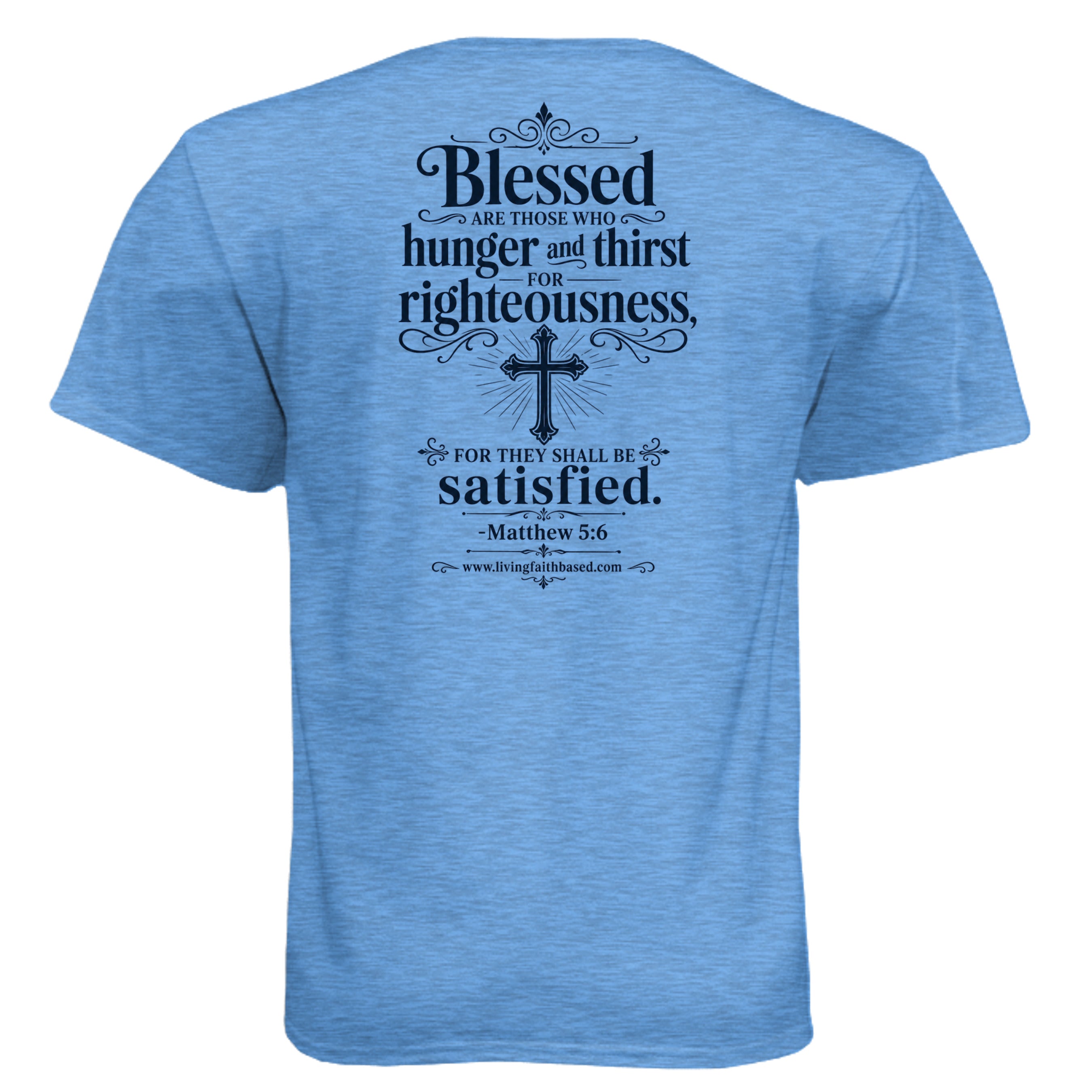 Heather Columbia Blue - N6210 - BACK