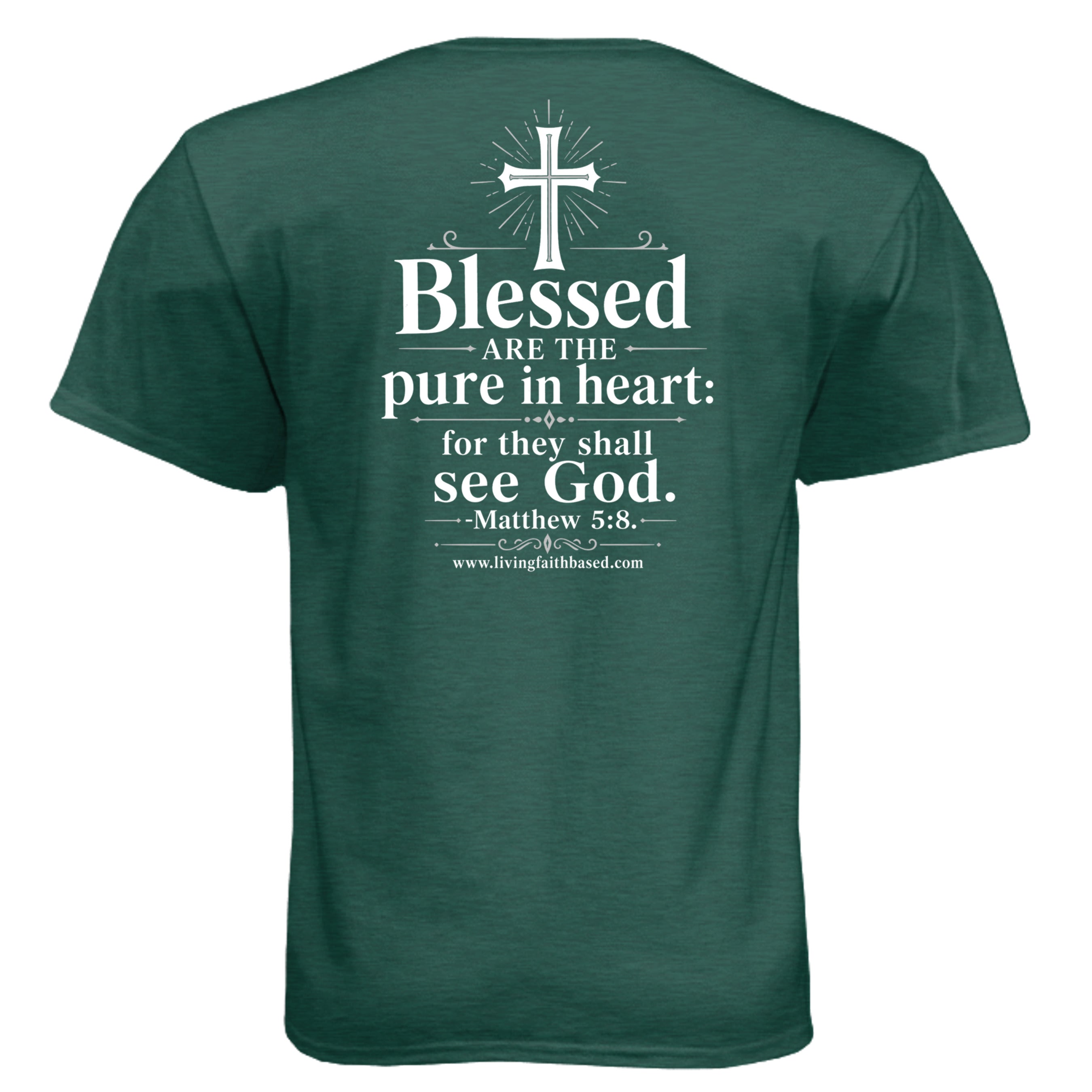 Heather Forest Green - N6210 - BACK