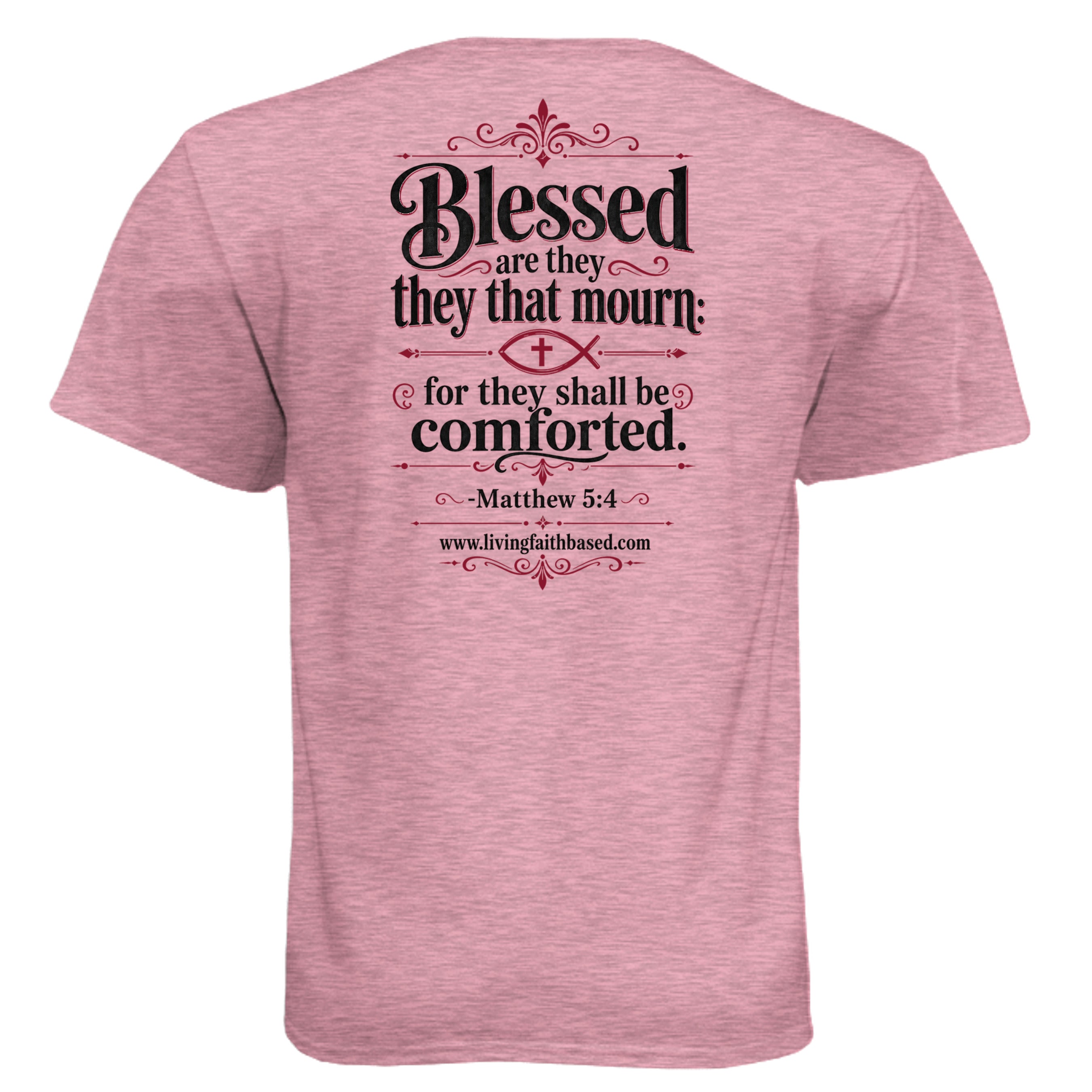 Heather Light Pink - N6210 - BACK