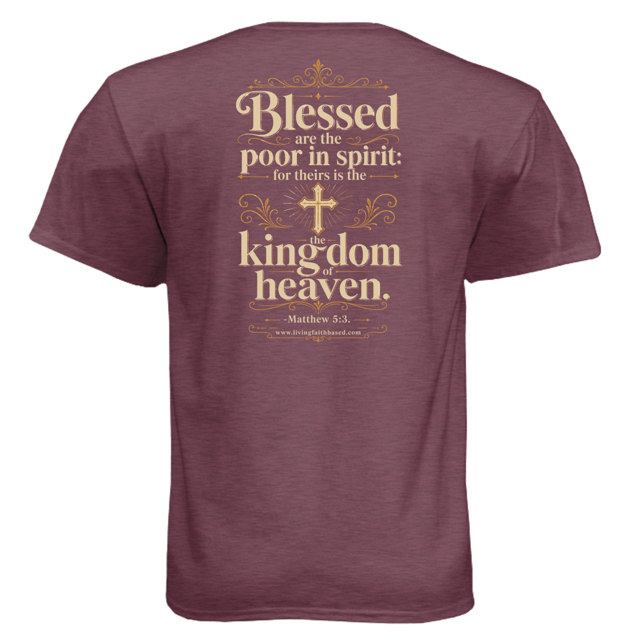 Heather Maroon - N6210 - BACK