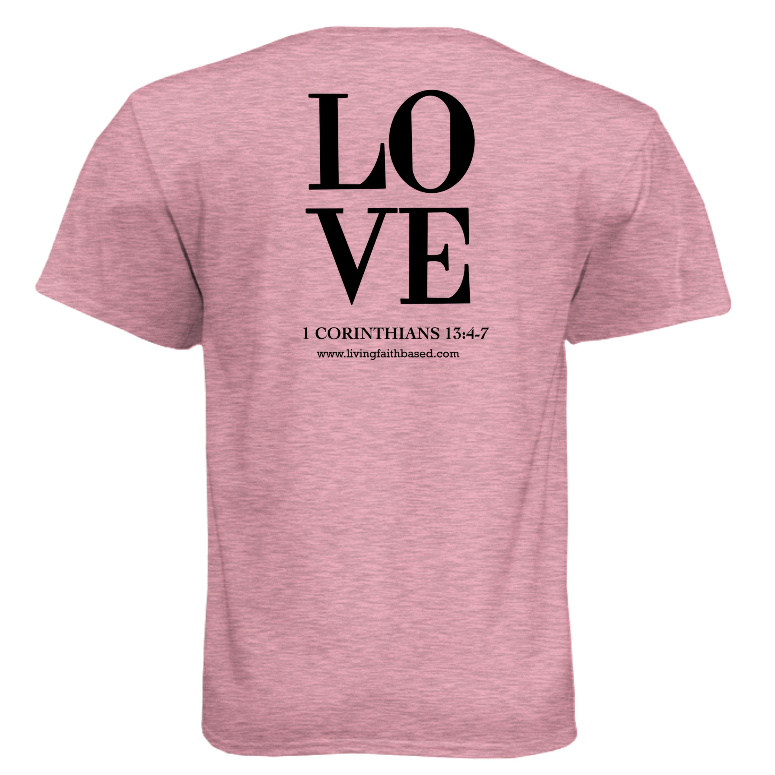 Heather Light Pink - N6210 - BACK
