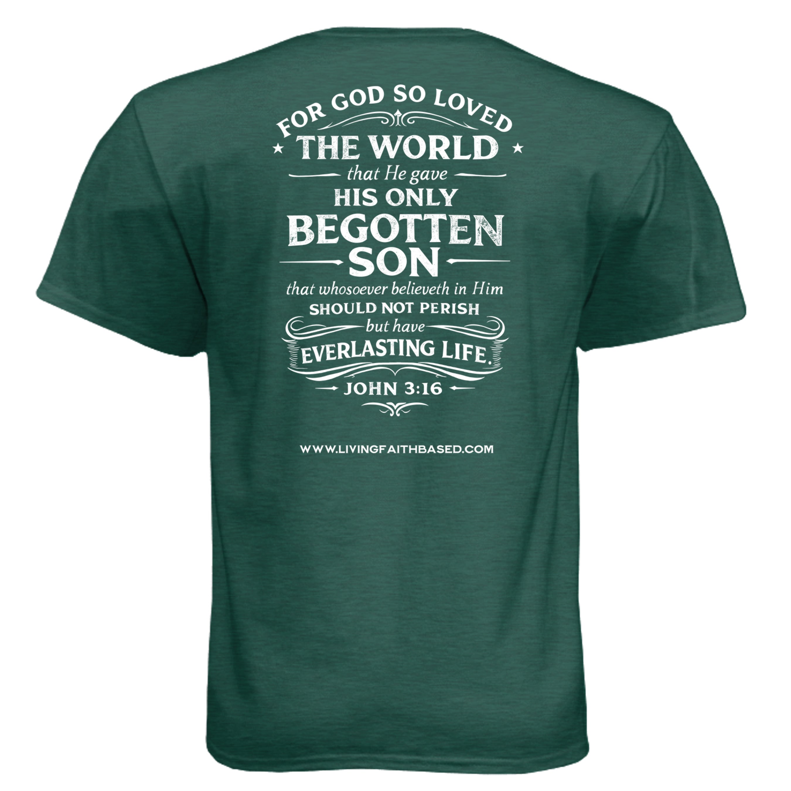 Heather Forest Green - N6210 - BACK
