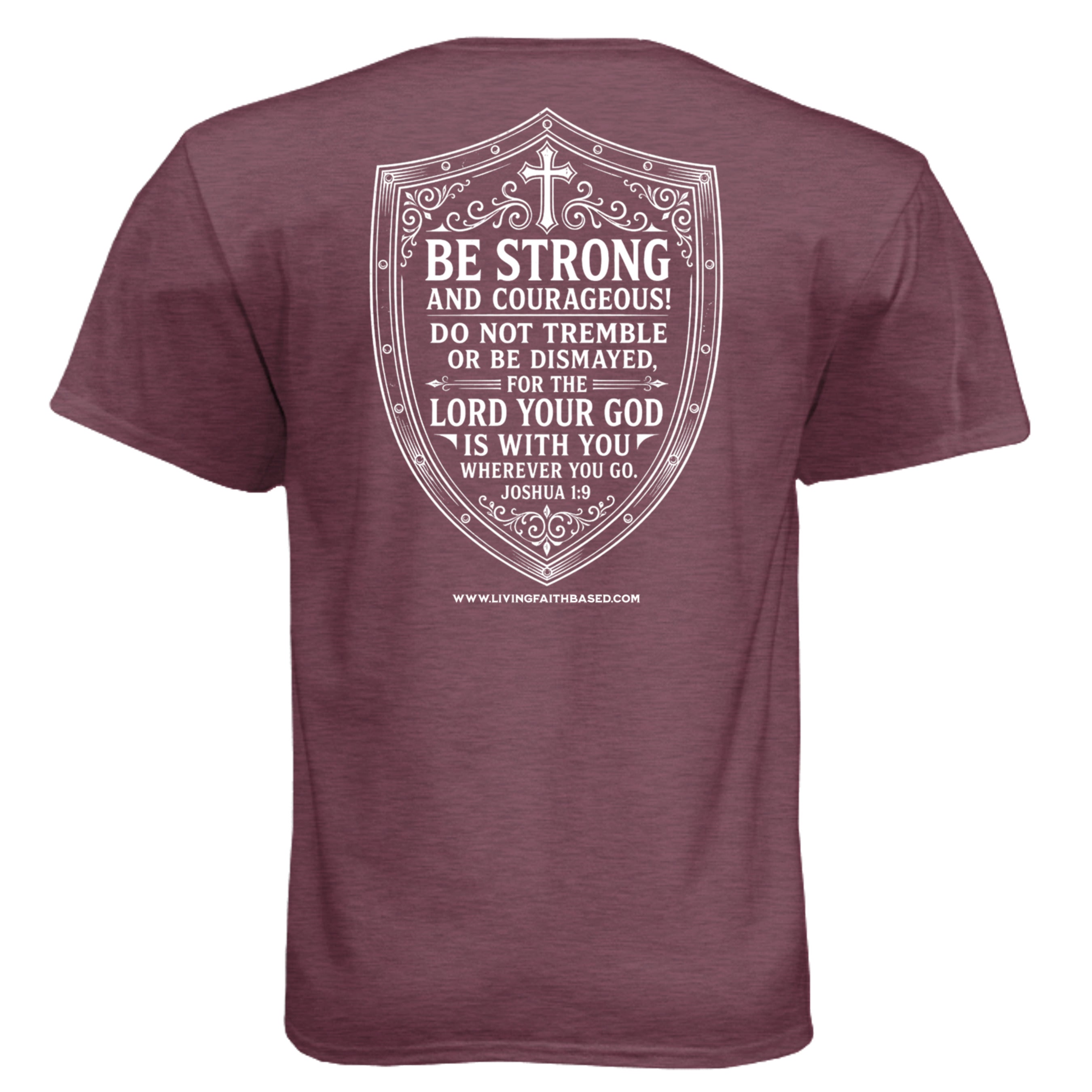 Heather Maroon - N6210 - BACK