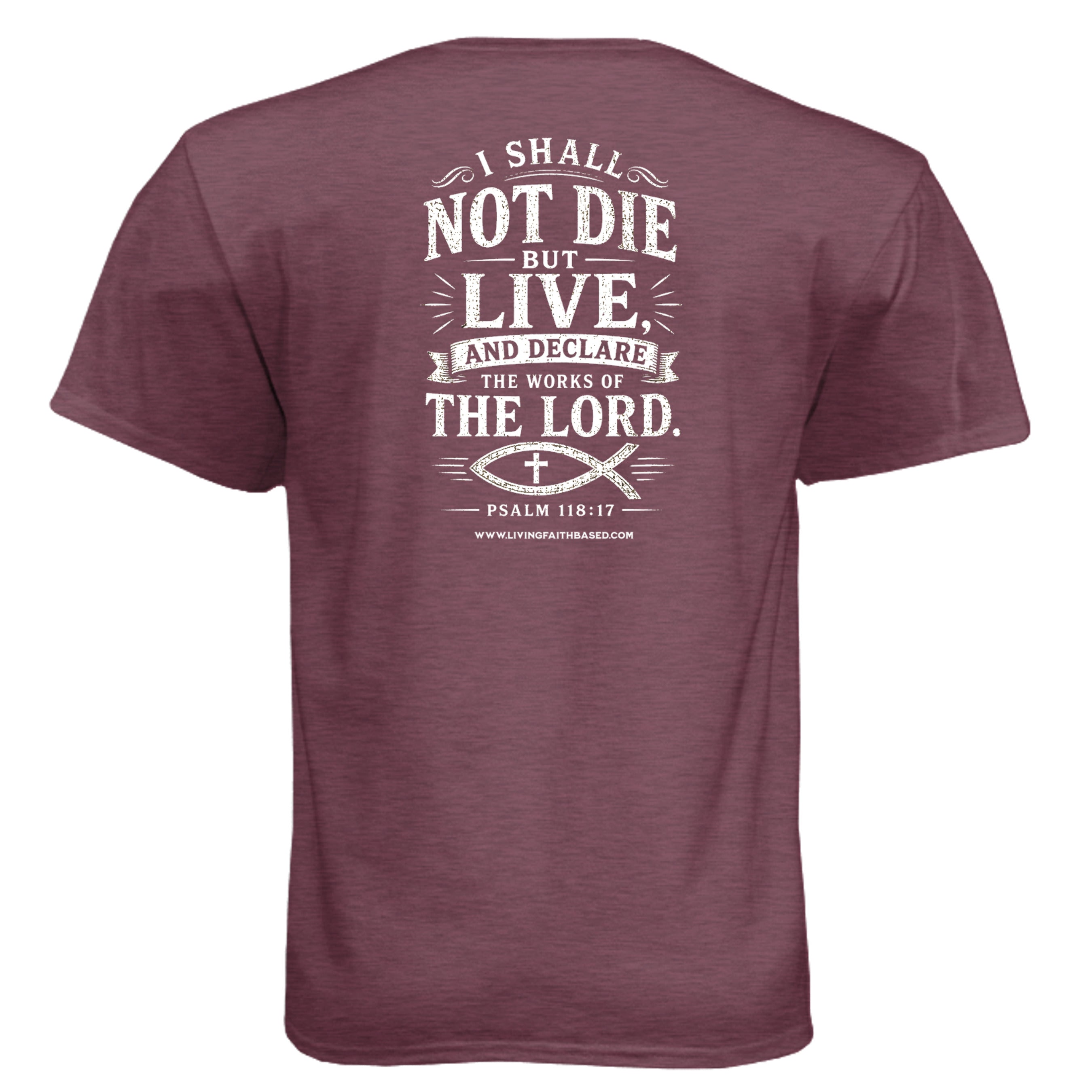 Heather Maroon - N6210 - BACK