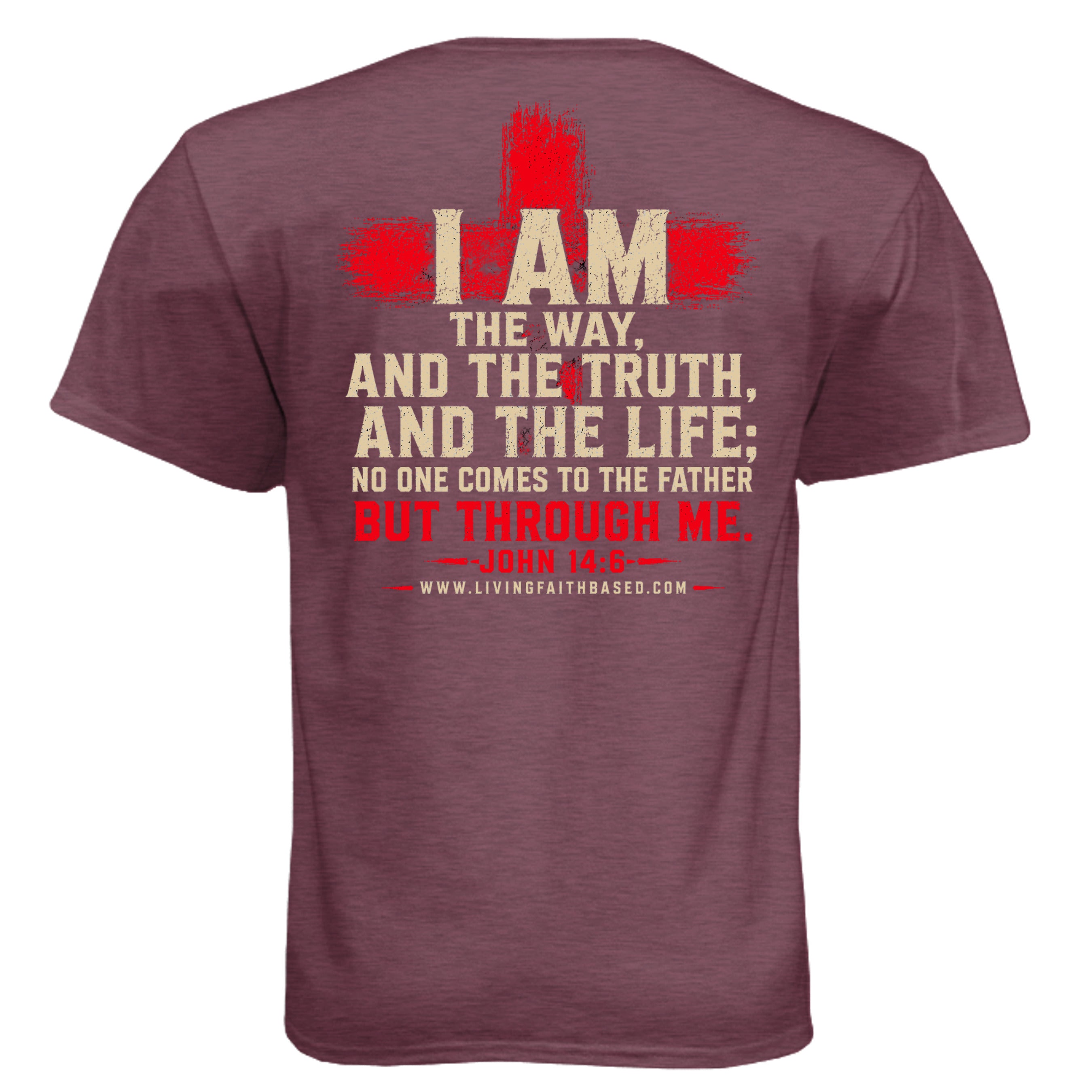 Heather Maroon - N6210 - BACK