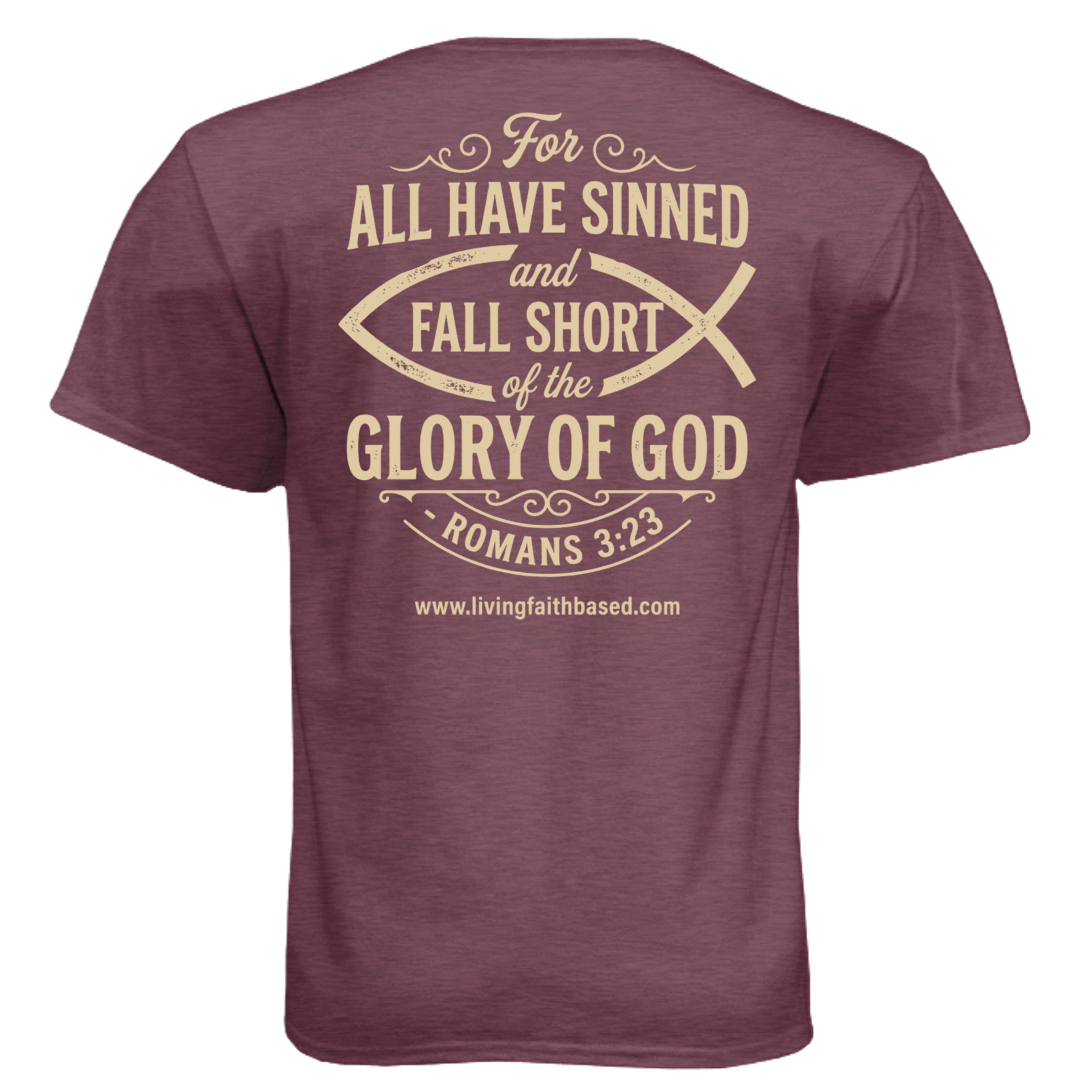Heather Maroon - N6210 - BACK