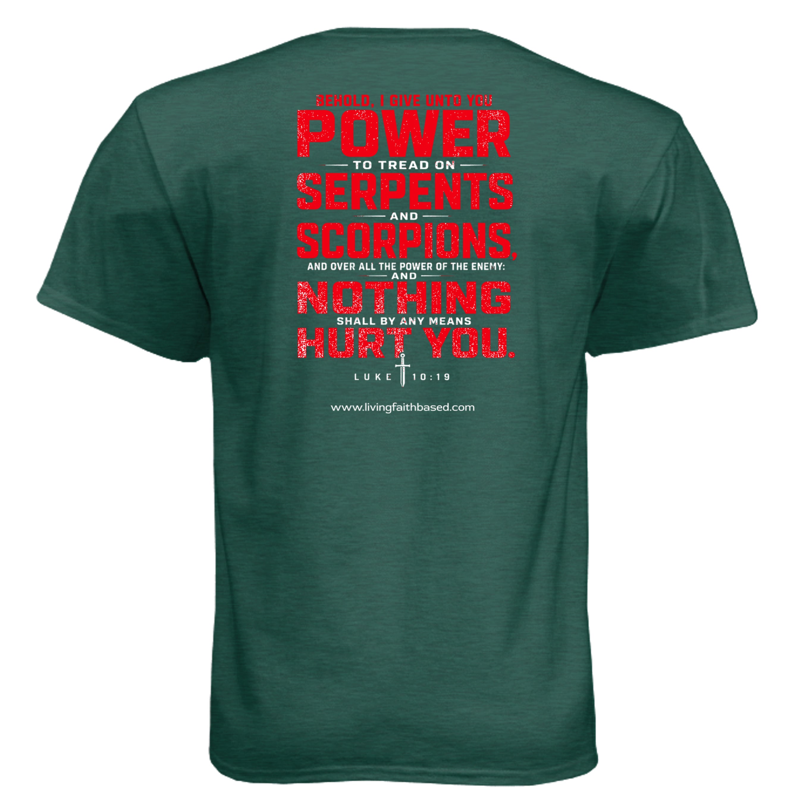 Heather Forest Green - N6210 - BACK