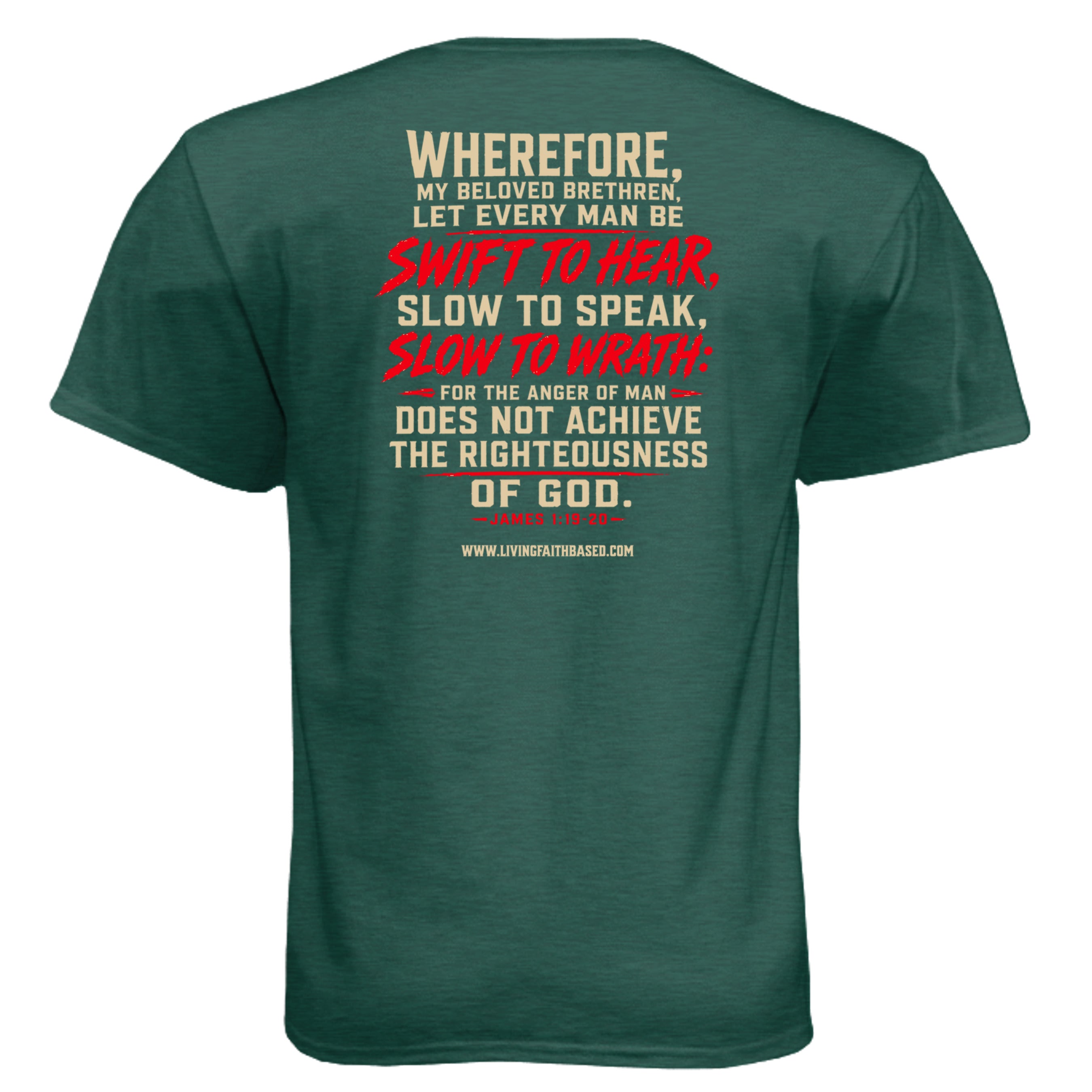 Heather Forest Green - N6210 - BACK