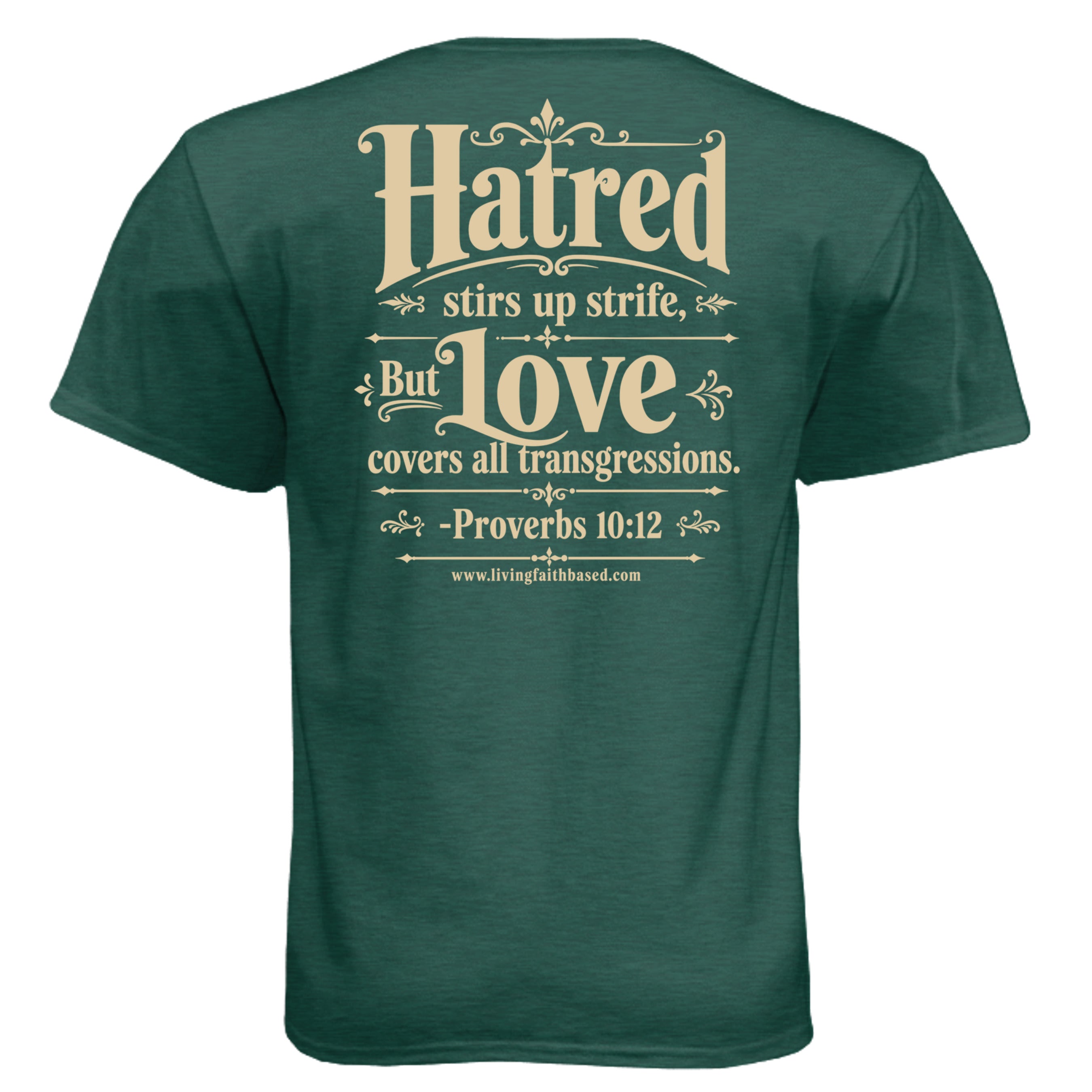 Heather Forest Green - N6210 - BACK
