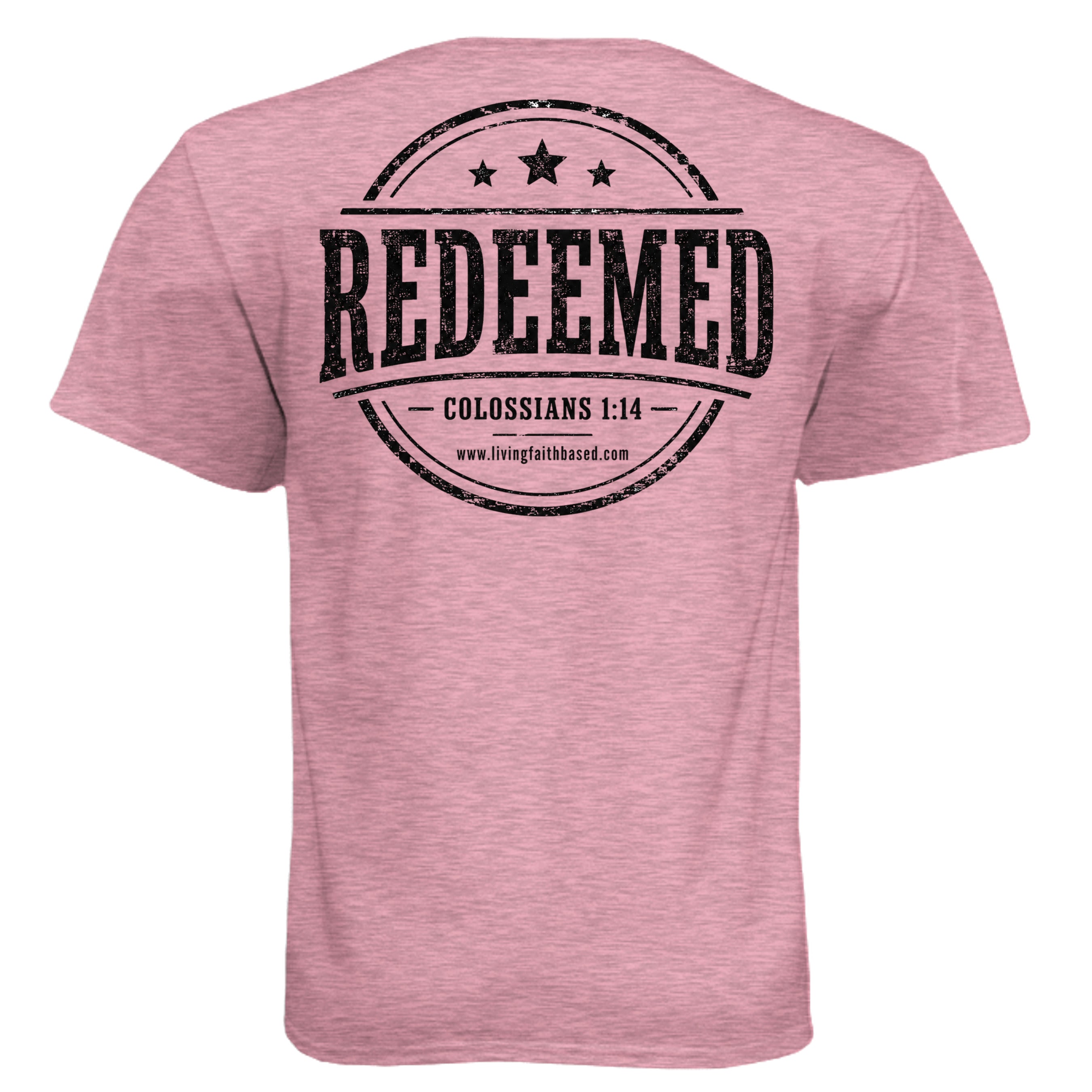 Heather Light Pink - N6210 - BACK