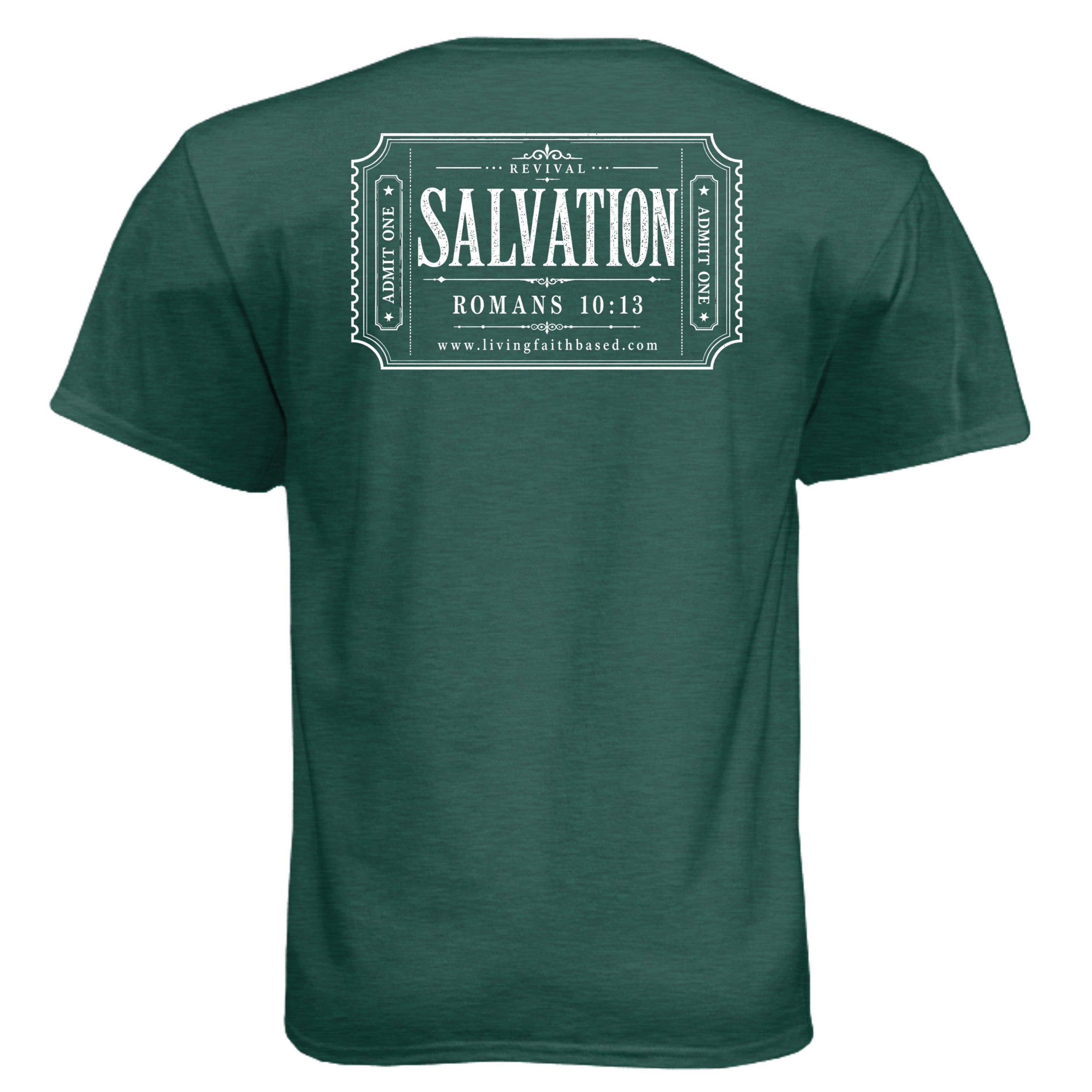 Heather Forest Green - N6210 - BACK
