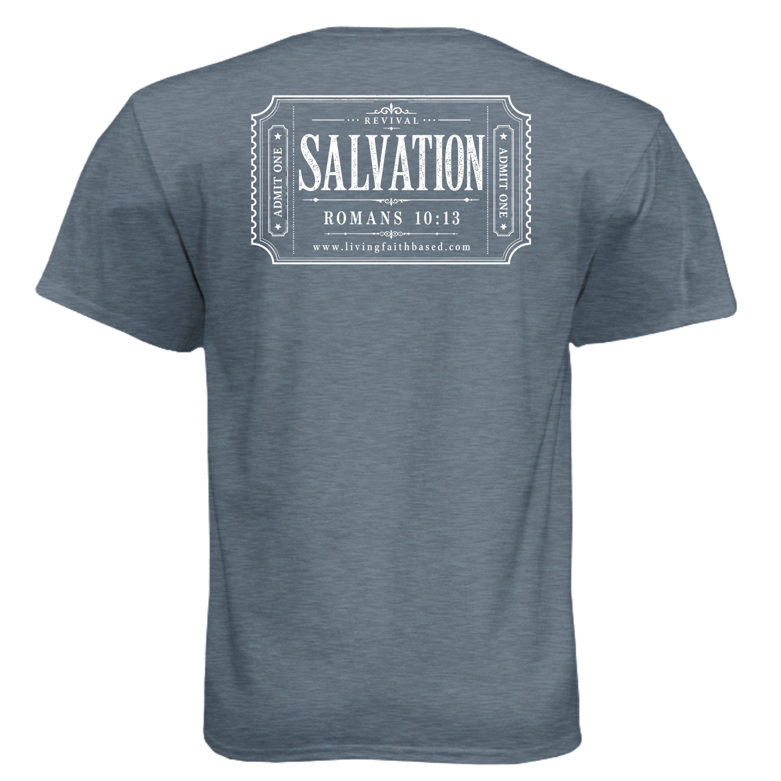 Heather Slate Blue - N6210 - BACK